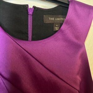 The Limited Fuschia Satin Dress